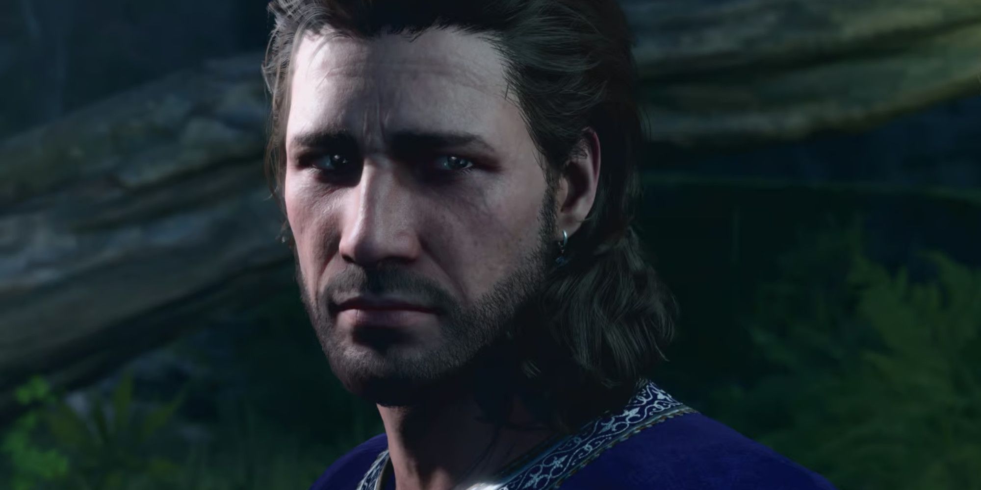 Gale from Baldur's Gate 3 looking sad.