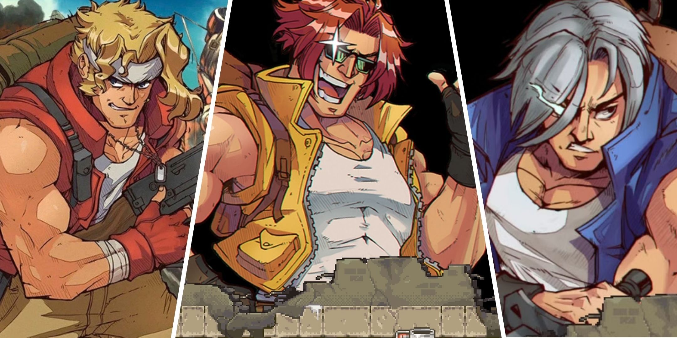 Marco, Tarma, And Trevor Illustrations In Metal Slug Tactics.