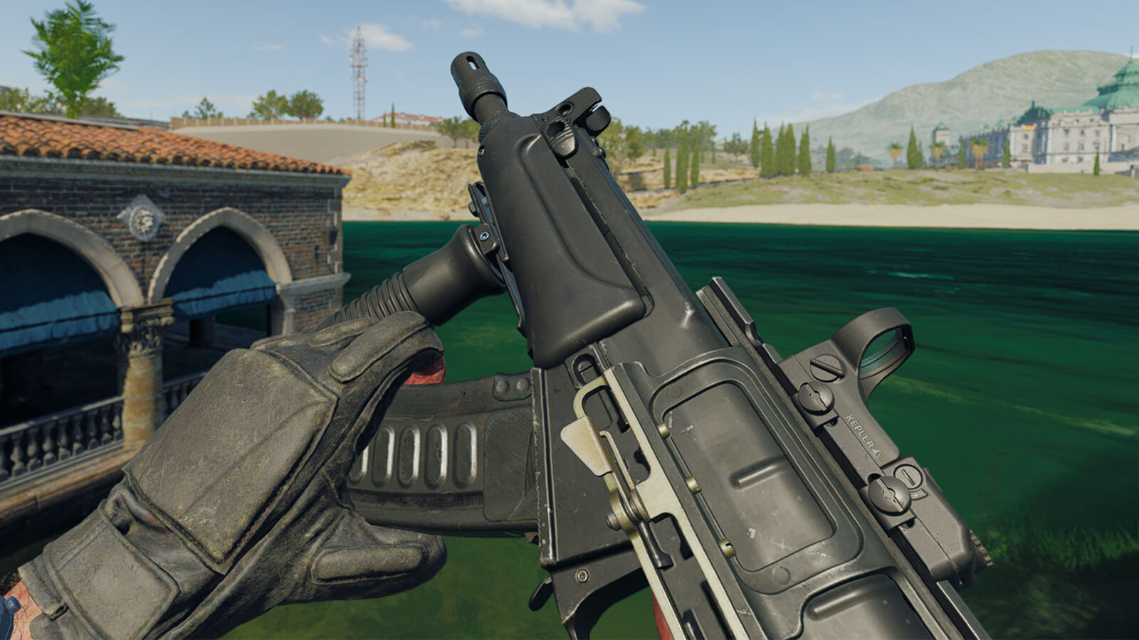 Static-HV SMG with Warzone logo