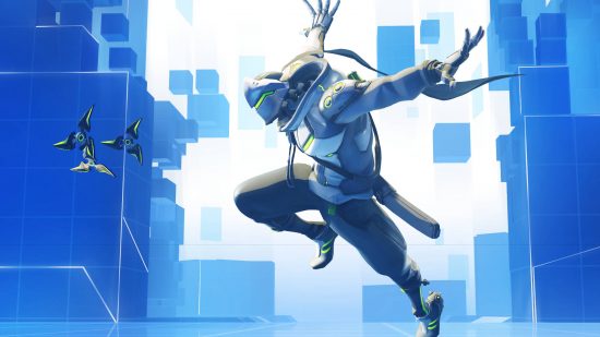 Overwatch 2 tier list: Genji is throwing some ninja stars.