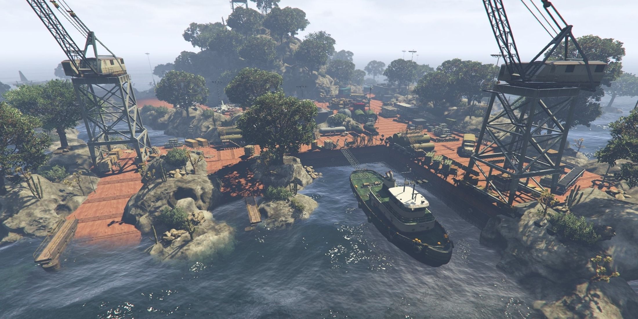 Raven Rock (Military Island) In GTA 5