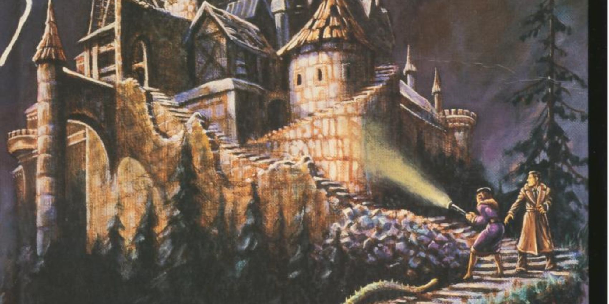 Call Of Cthulhu artwork of a gothic mansion