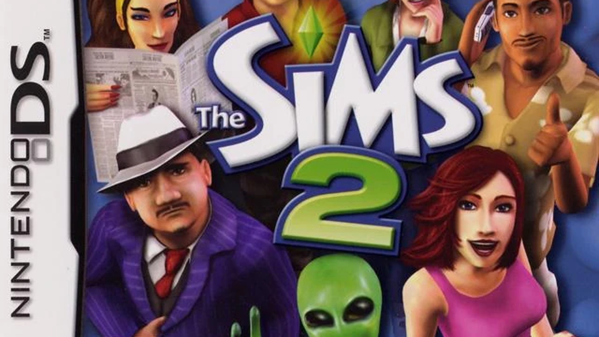 Sims 2 for Nintendo DS box art