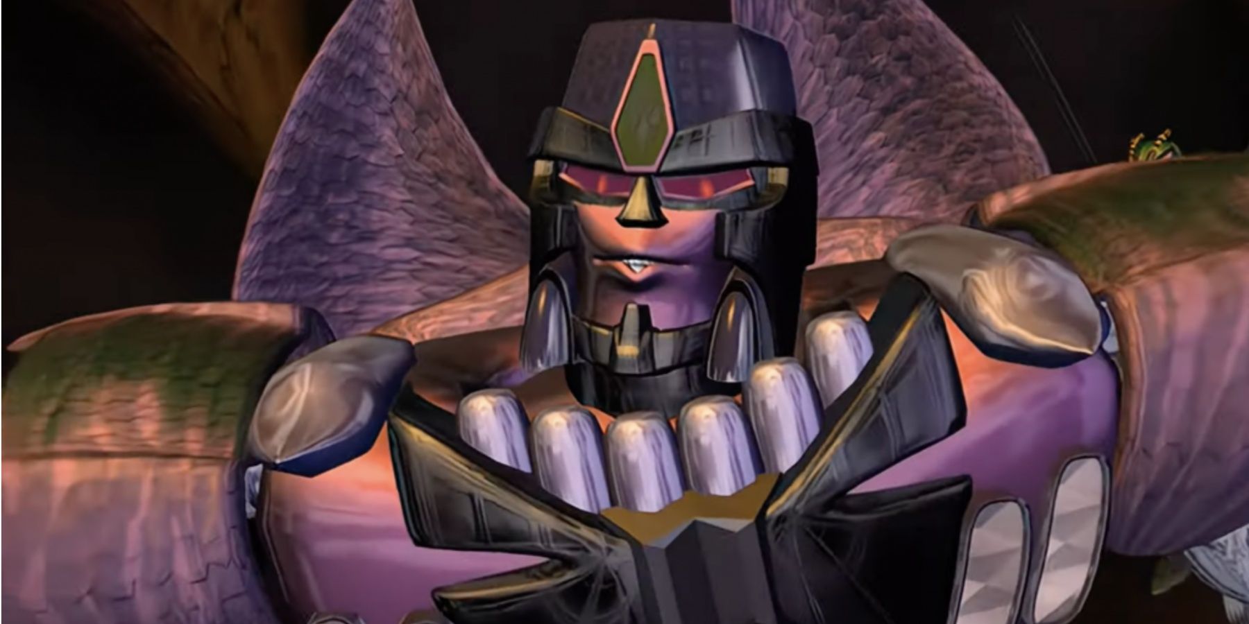 Megatron Confronting Tarantulas In Beast Wars