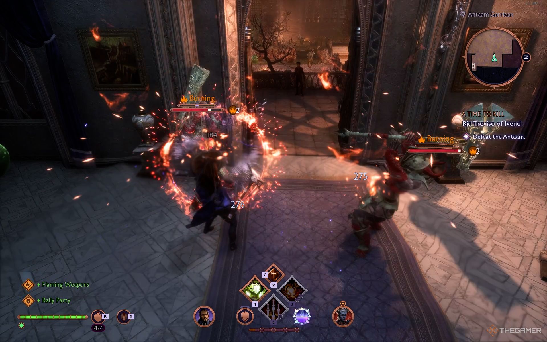 Rook is fighting first wave of Antaam forces in Dragon Age The Veilguard.