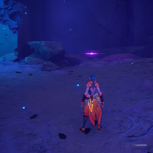 The player is standing next to the seventh Kyros Memory in Wayfinder