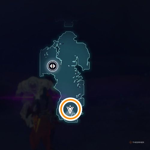 An orange circle shows the location of the seventh Kyros Memory in Wayfinder