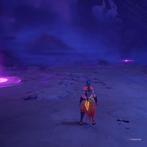 The player is standing next to the eighth Kyros Memory in Wayfinder