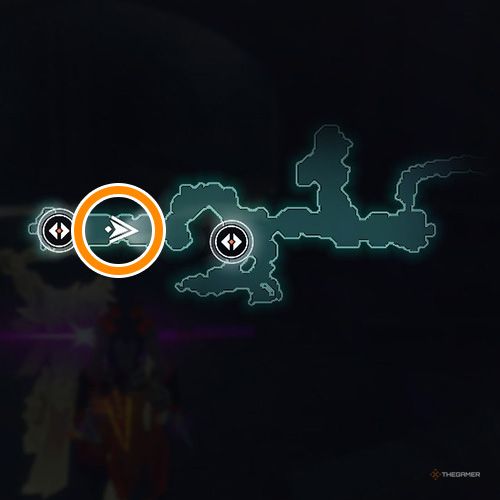 An orange circle shows the location of the fifth Wingrave Memory in Wayfinder