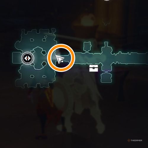 An orange circle shows the location of the sixth Wingrave Memory in Wayfinder