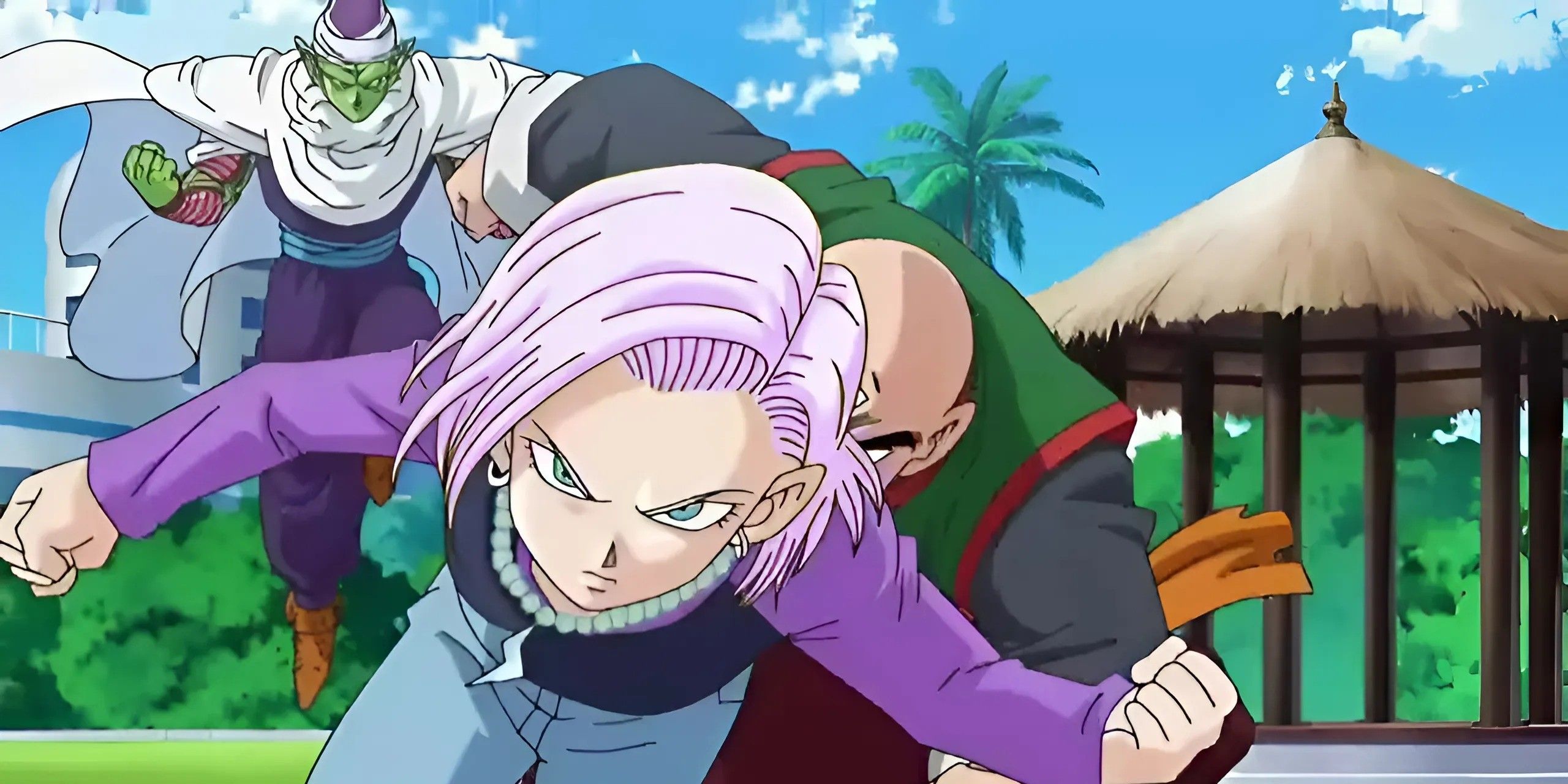 android 18 purple hair