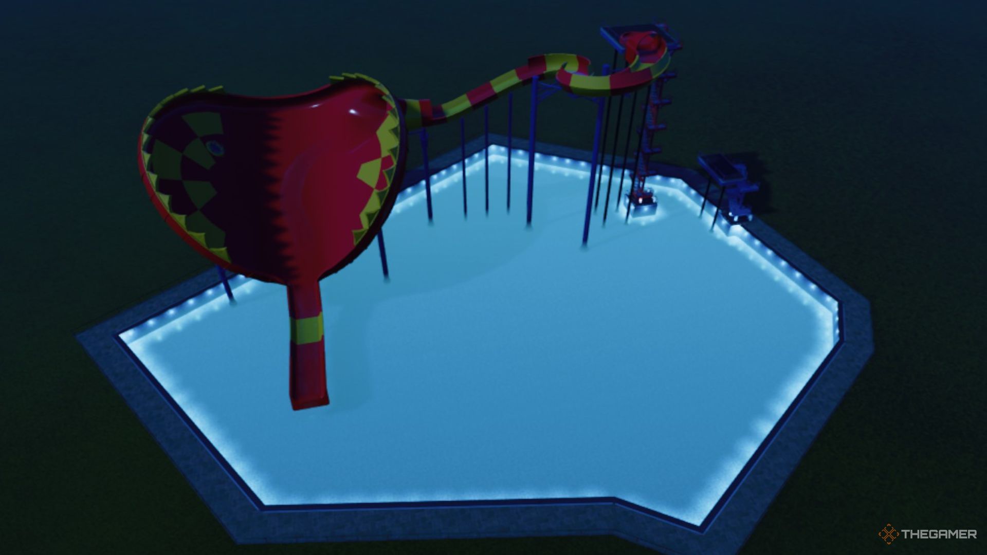 Raft trap is shown in \Planet Coaster 2.