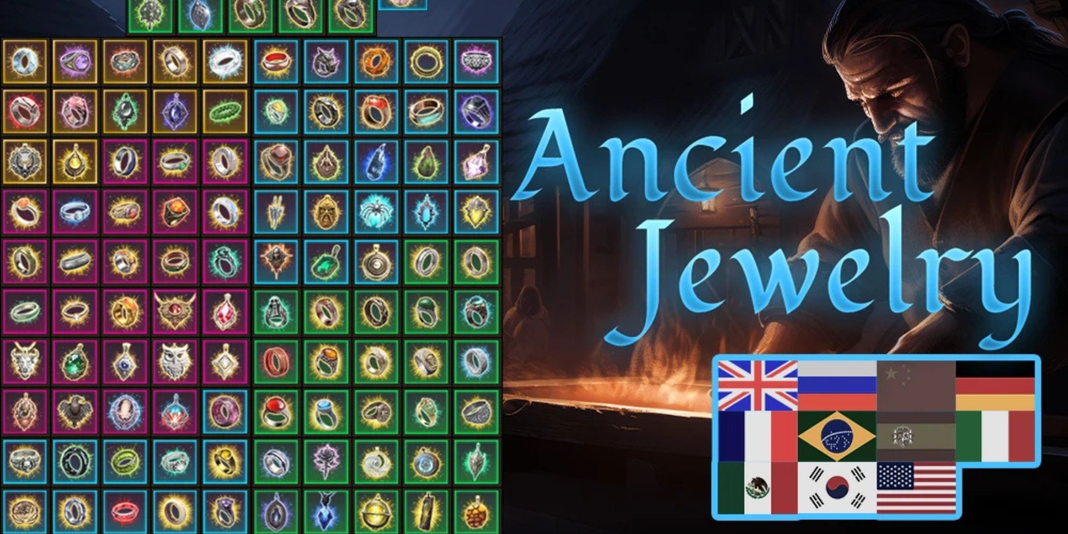 Ancient Jewelry (111 random loot items) mod for baldurs gate 3