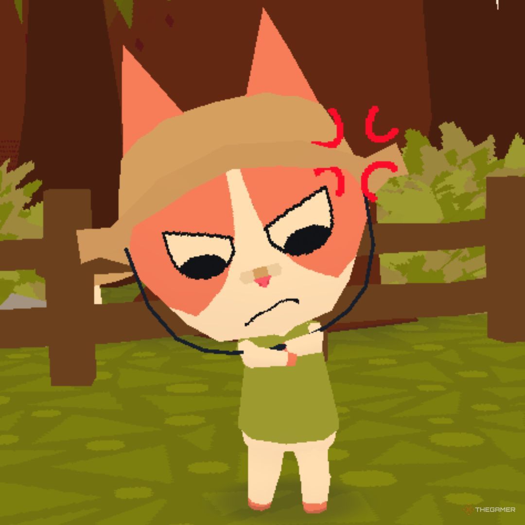 A screenshot of a character in Webfishing performing an emoticon action (6)