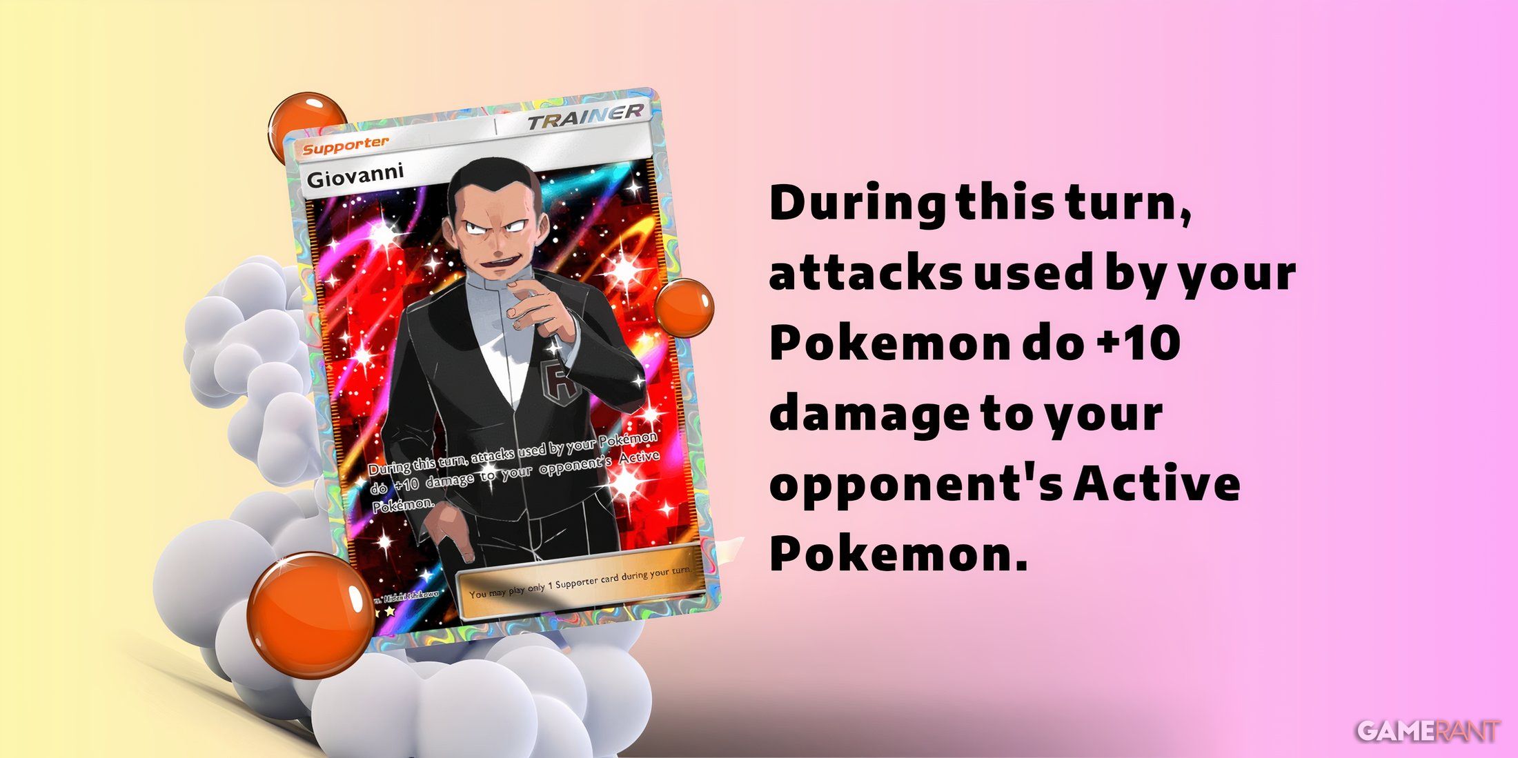 the effect of giovanni in pokemon tcg pocket.