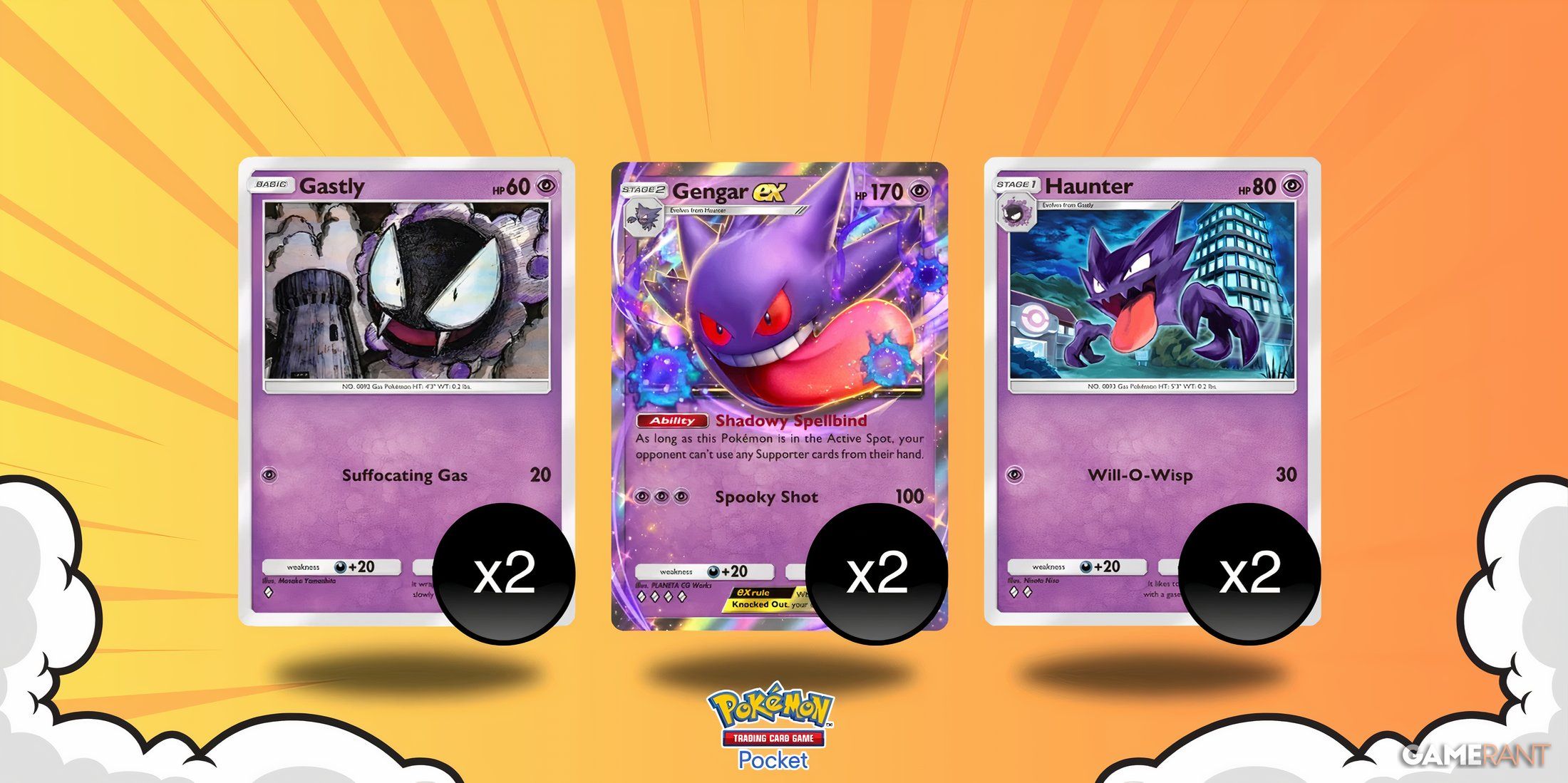 best cards for gengar ex deck in pokemon tcg pocket.