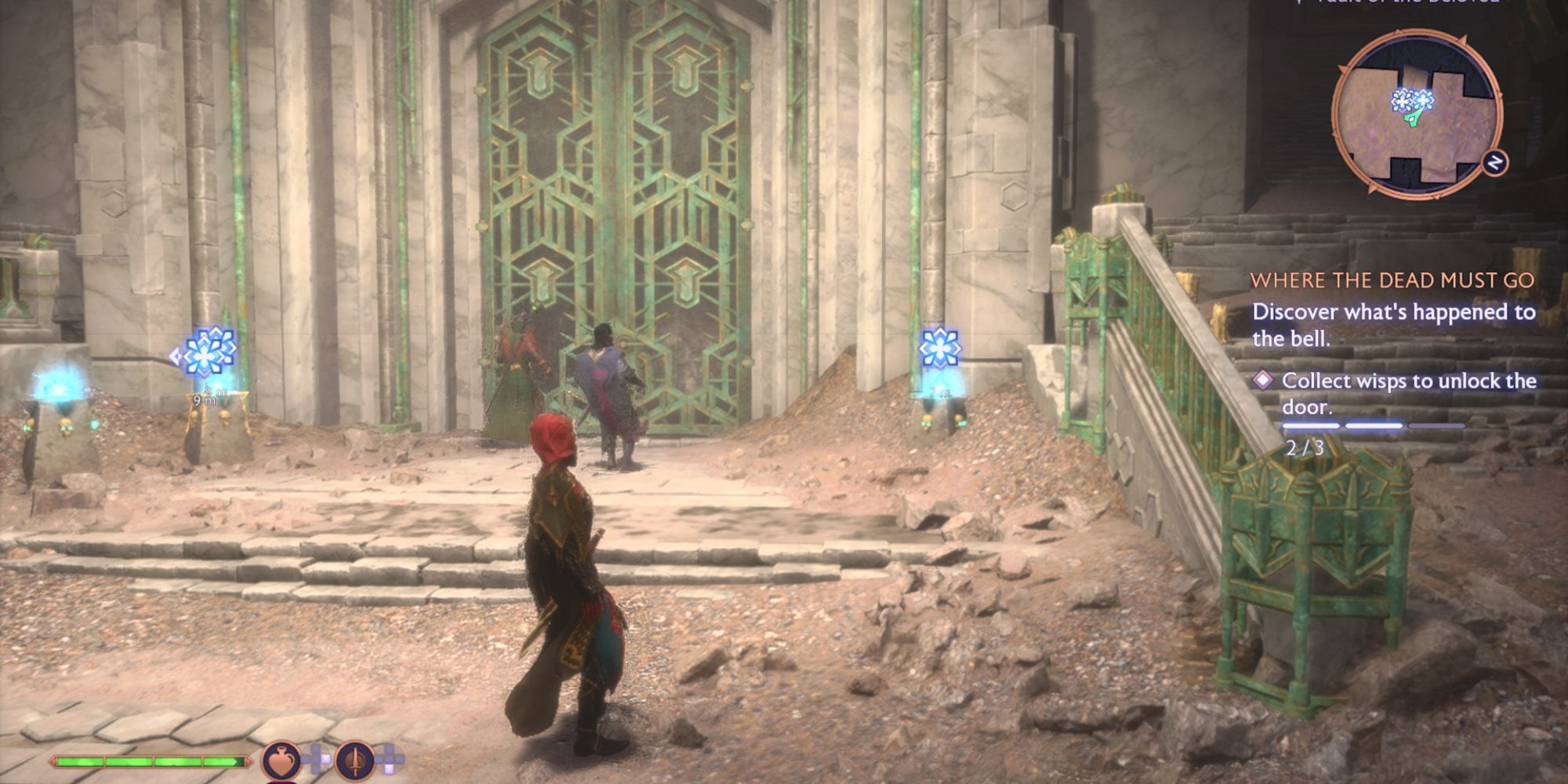 Wisp door puzzle in Where the Dead Must Go quest in Dragon Age: The Veilguard