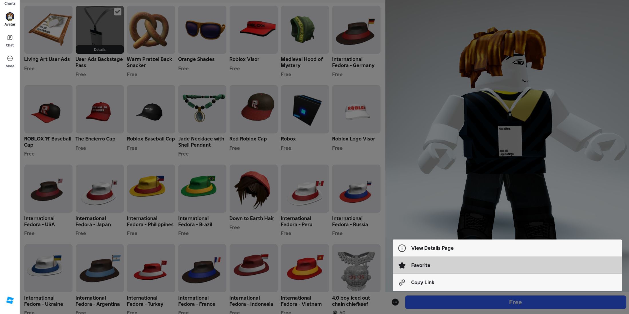 Roblox items