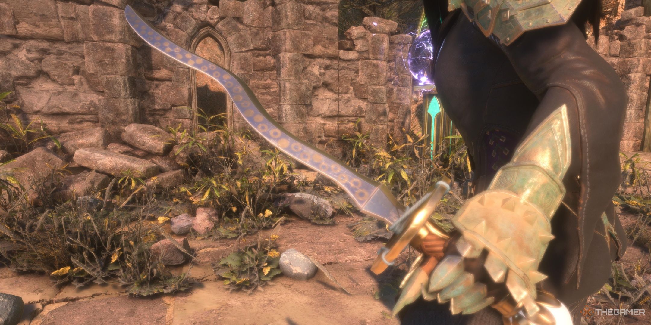 Rook wielding Thorn Of Misfortune in Dragon Age: The Veilguard.