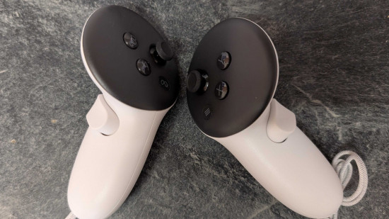 Meta Quest 3S' included controllers, the Meta Touch Plus units