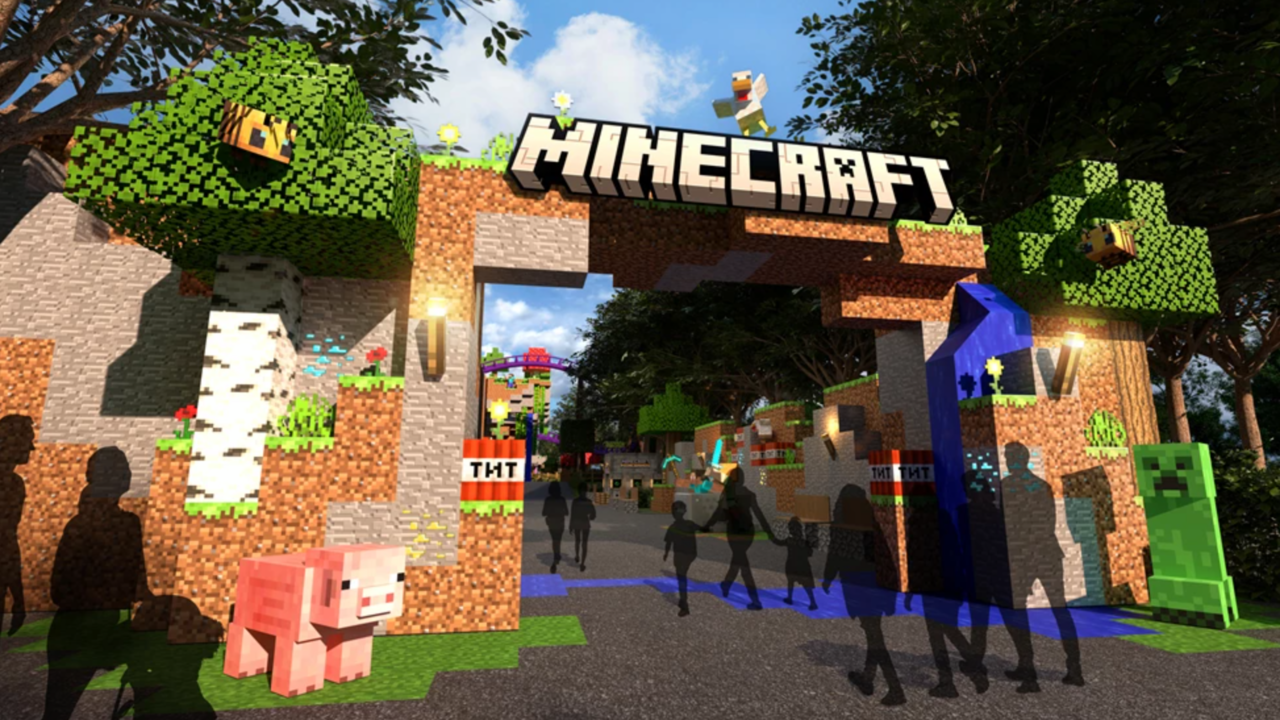 Minecraft Is Finally Getting The Theme Park Treatment, But Not How You'd Expect