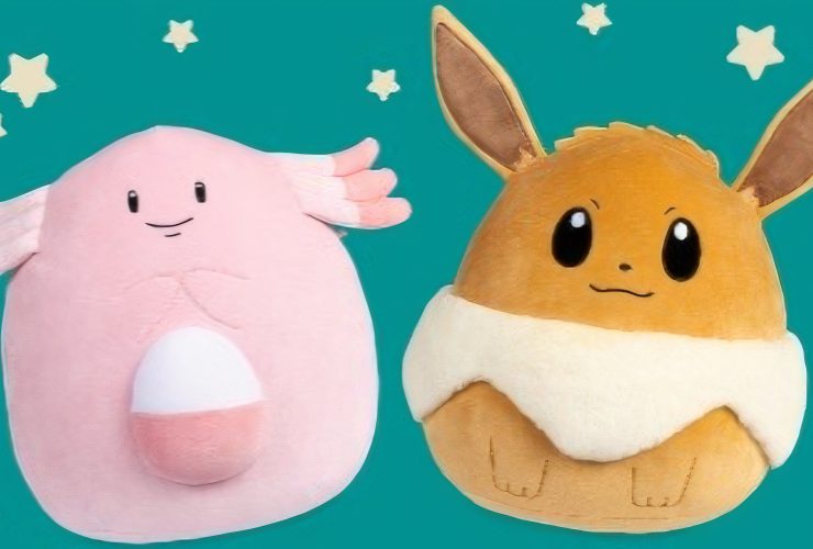 Pokemon's Eevee And Chansey Squishmallows Are Now Available To Buy