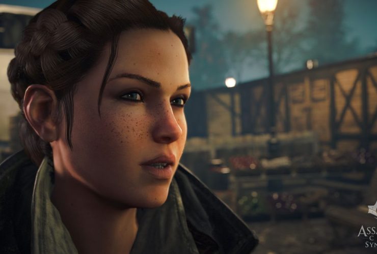 Assassin's Creed Syndicate production still of protagonist Evie Frye