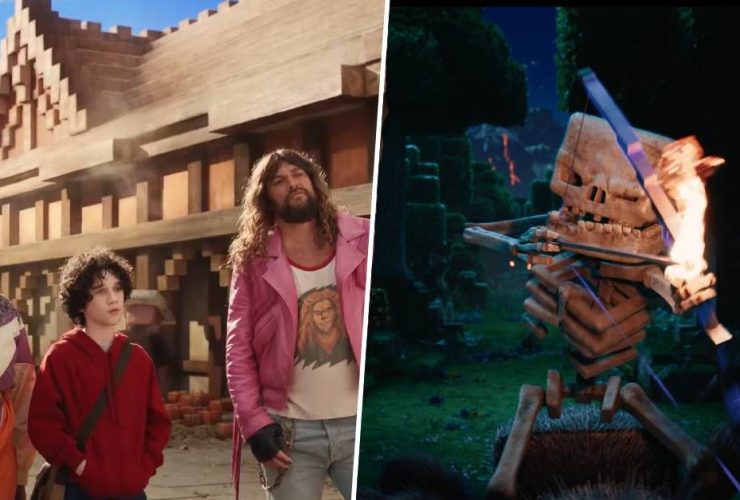 New Minecraft movie trailer sees Jack Black "yearn for the mines" while being chased by skeletons alongside a pink leather jacket-wearing Jason Momoa