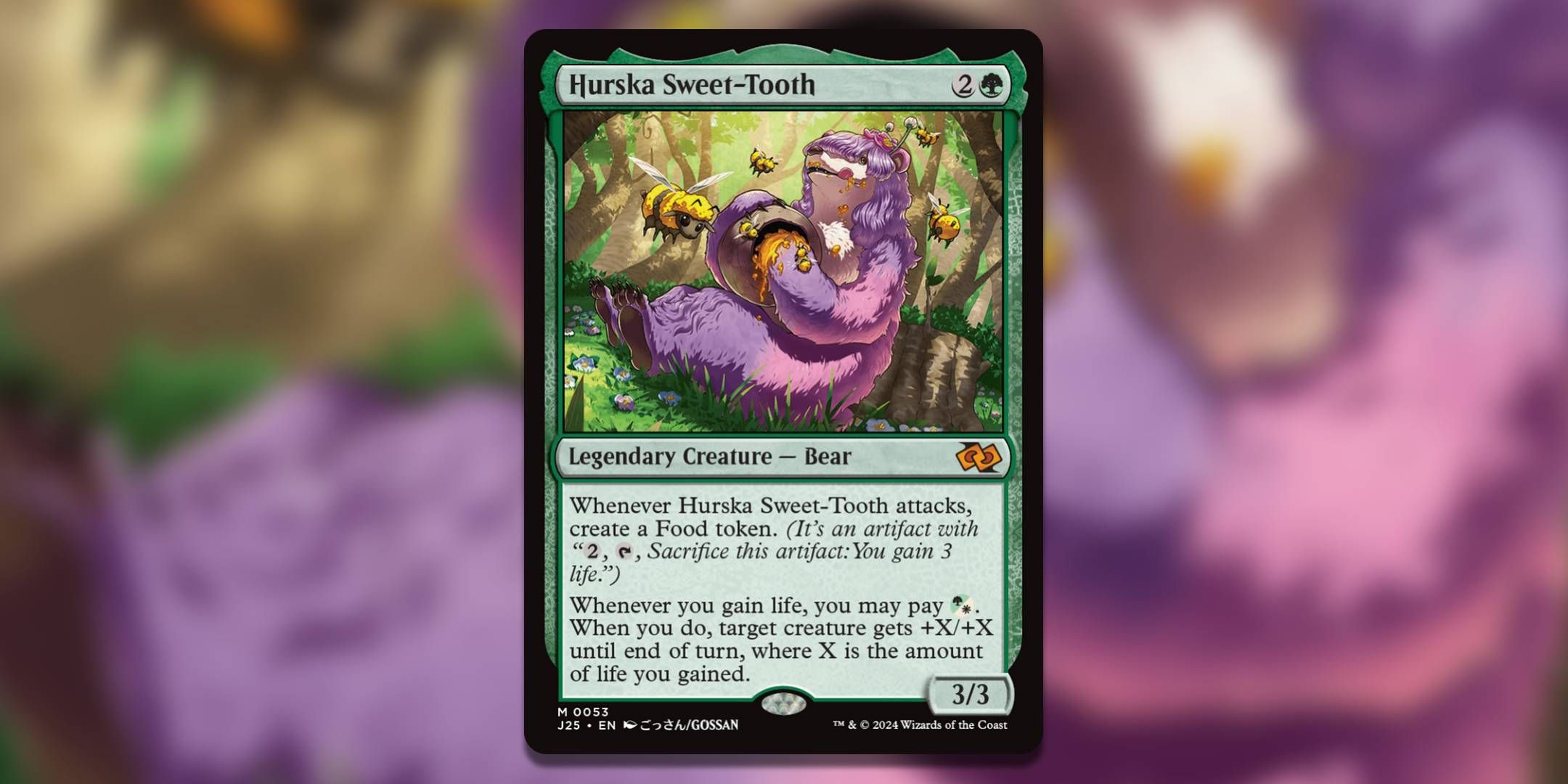 The Magic the Gathering card Hurska Sweet Tooth by Gossan.