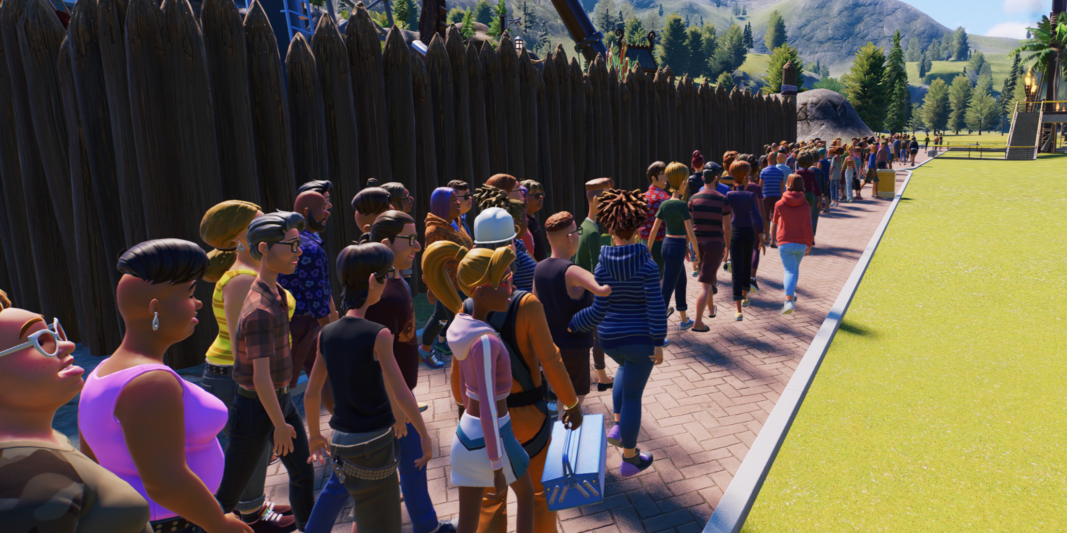 Planet Coaster 2 Park Planning Park Layout Tips Wide Paths