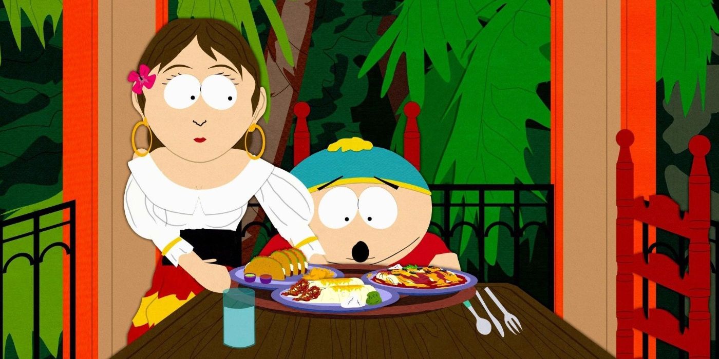 South Park Cartman eating at Casa Bonita