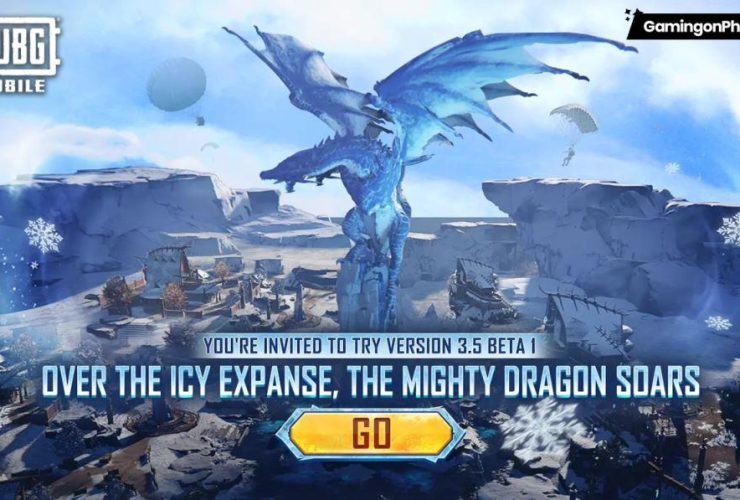 PUBG Mobile 3.5 version beta update ice theme frozen