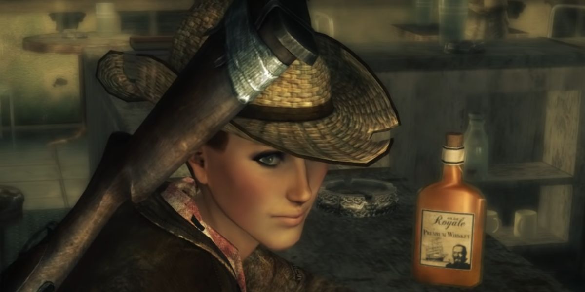 Cassidy talking with the Courier in Fallout New Vegas.