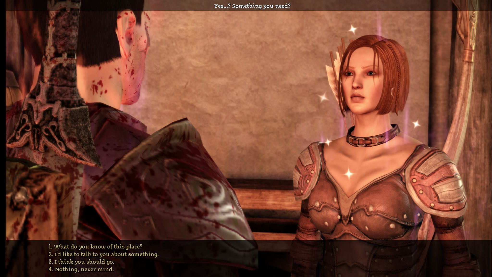 Screenshot of Lelianna with the Dragon Age Redesigned mod by Dracomies. 