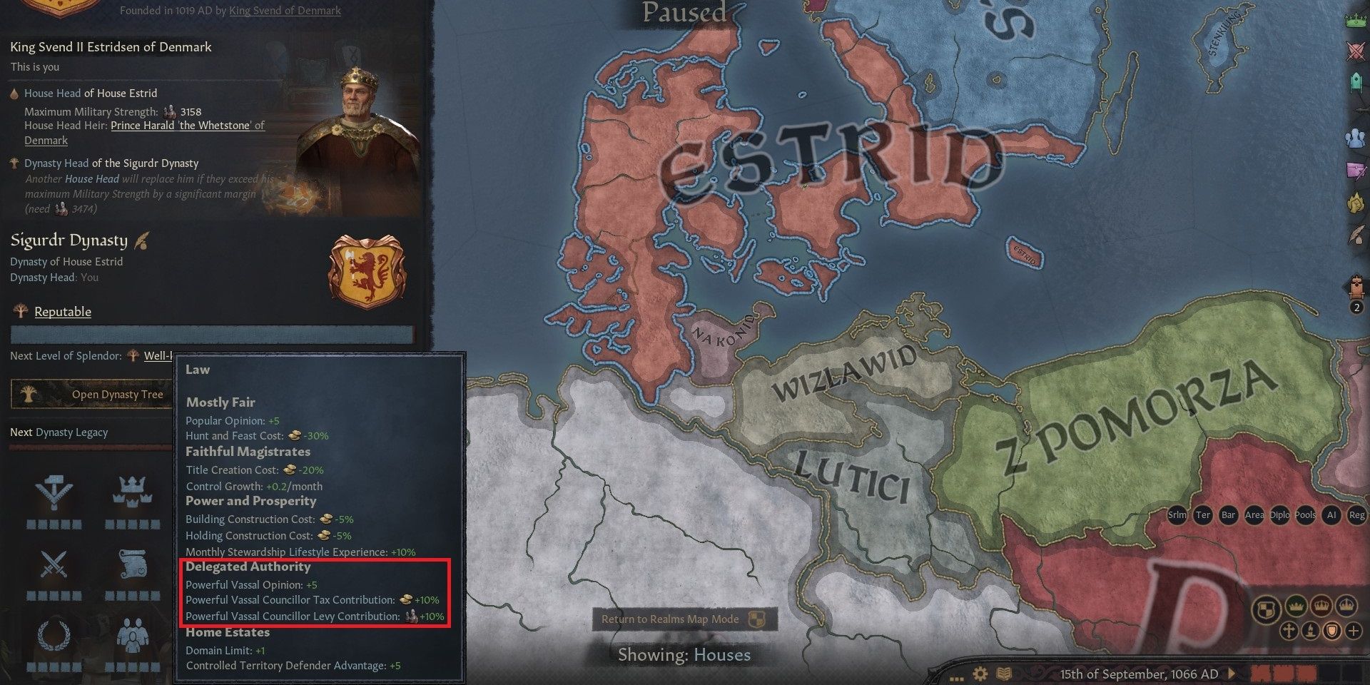 Law in Crusader Kings 3