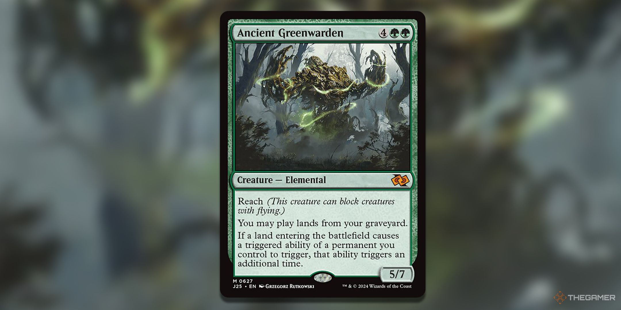 Ancient Greenwarden Foundations MTG Card.