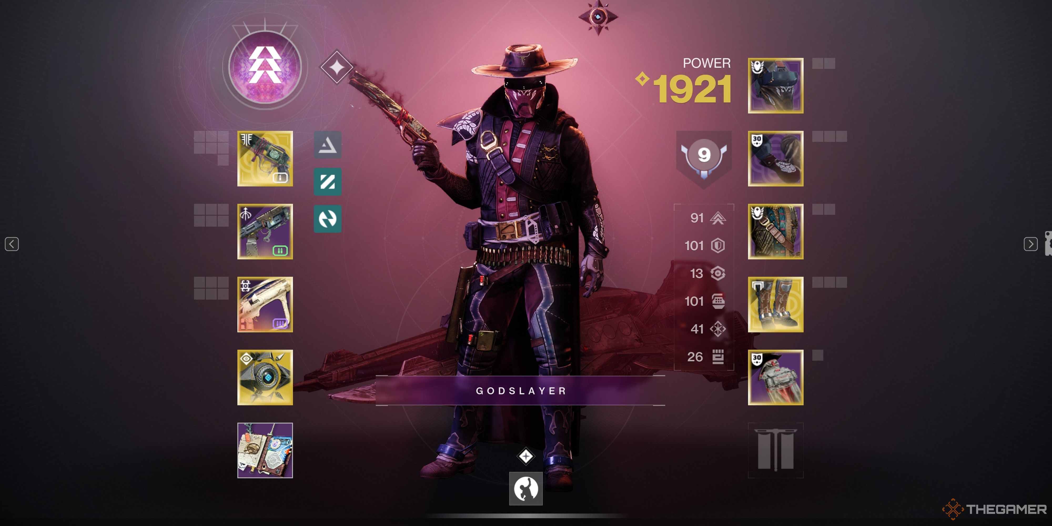 Destiny 2 Prismatic Hunter In Menu