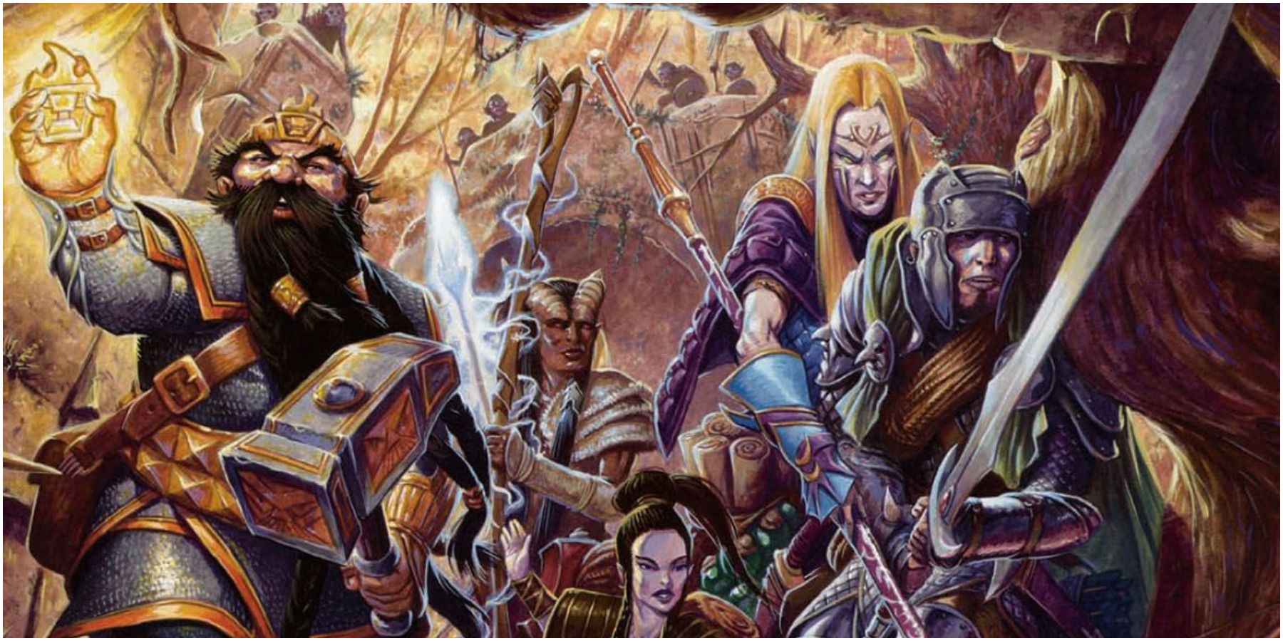 D&D Adventurers Wizards of the Coast official art