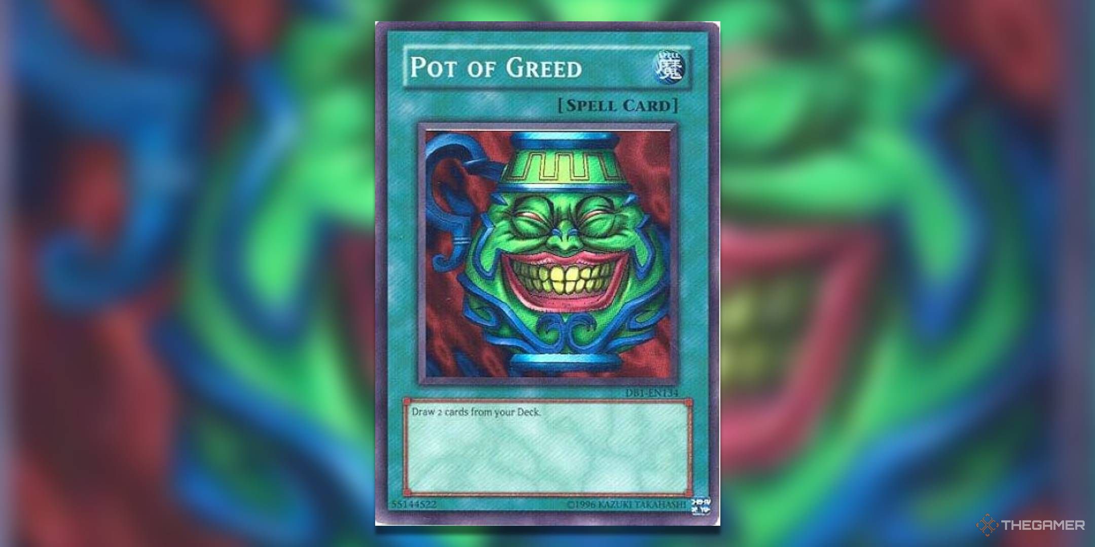 Pot of Greed Dark Beginning 1 Yu-Gi-Oh! TCG Card Art.