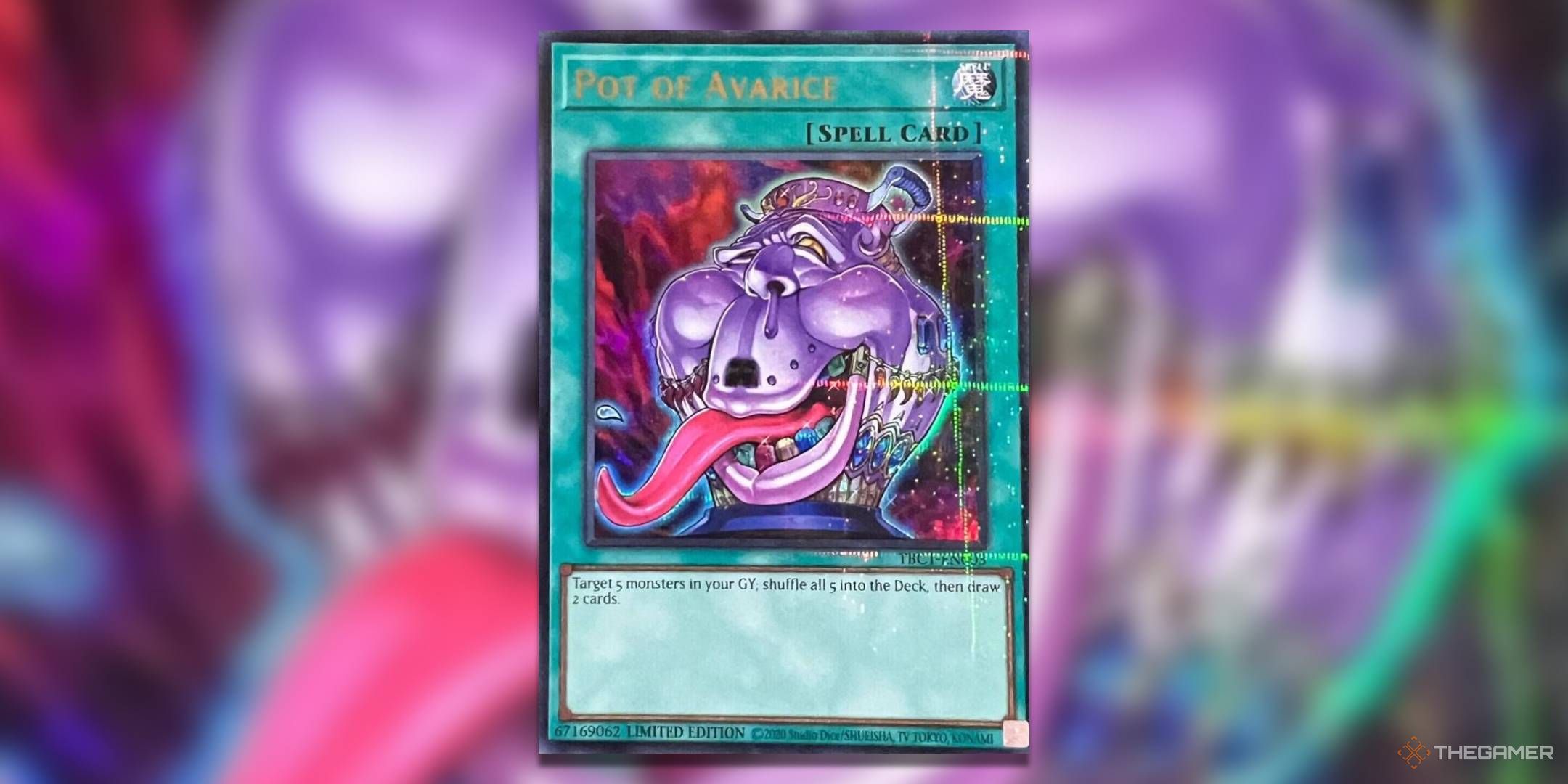 Pot of Avarice from the Pot Collection Yu-Gi-Oh! TCG Card Art.