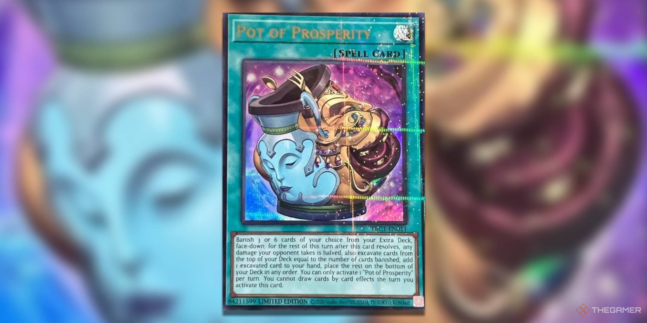 Pot of Prosperity from the Pot Collection as seen in the Yu-Gi-Oh! TCG Card Art.