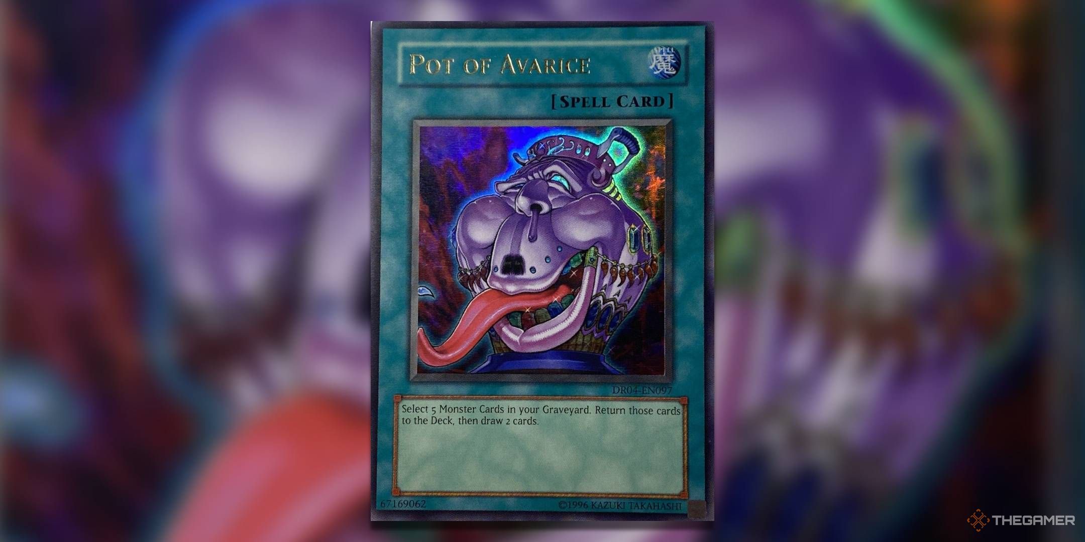 Ultra Rare Pot of Avarice from Dark Revelations Volume 4 Yu-Gi-Oh! TCG Card Art.