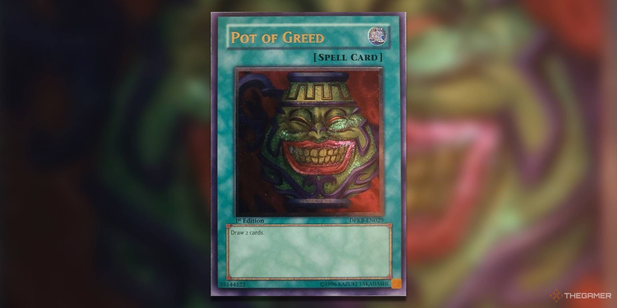 Ultimate Rare Pot of Greed Yu-Gi-Oh! TCG Card Art.