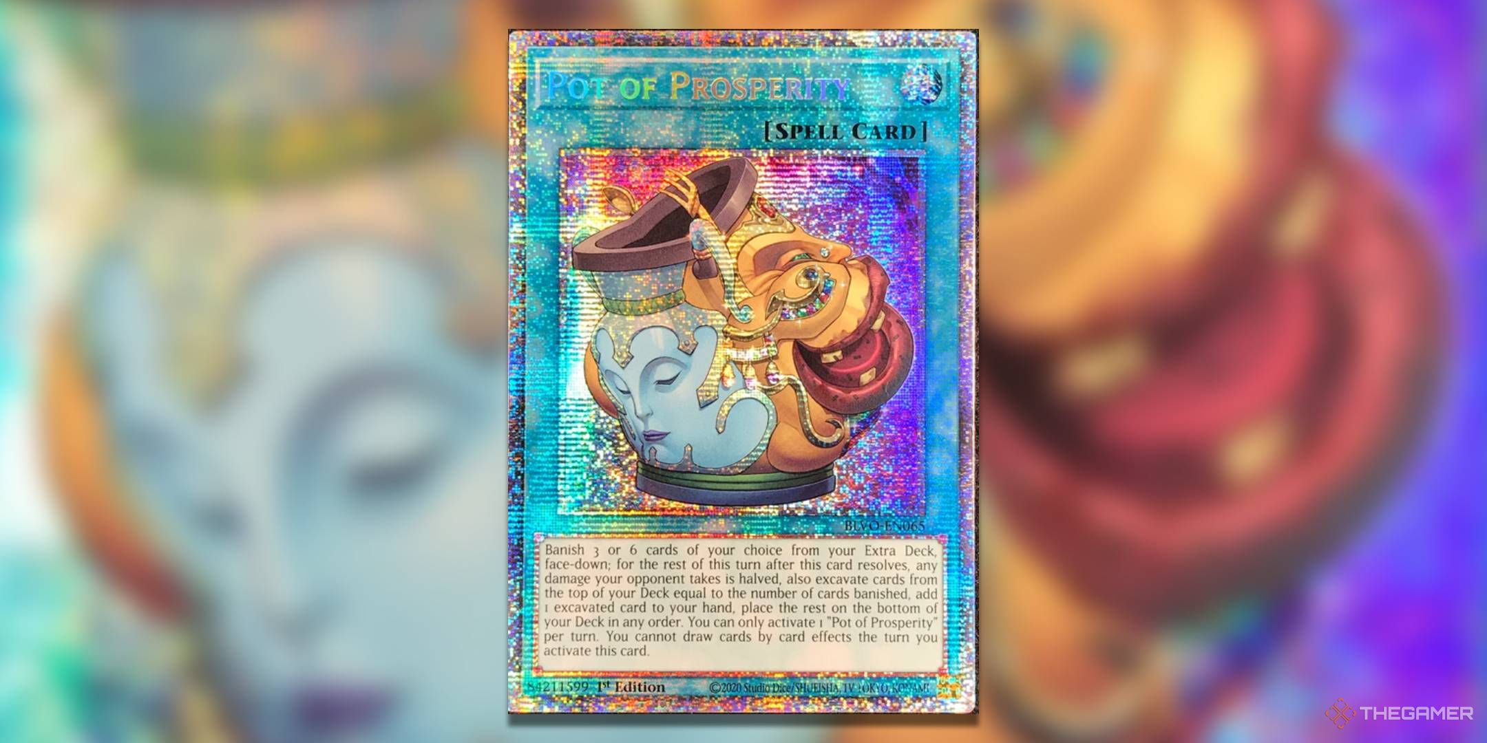 Starlight Rare Pot of Prosperity Yu-Gi-Oh! TCG Card Art.