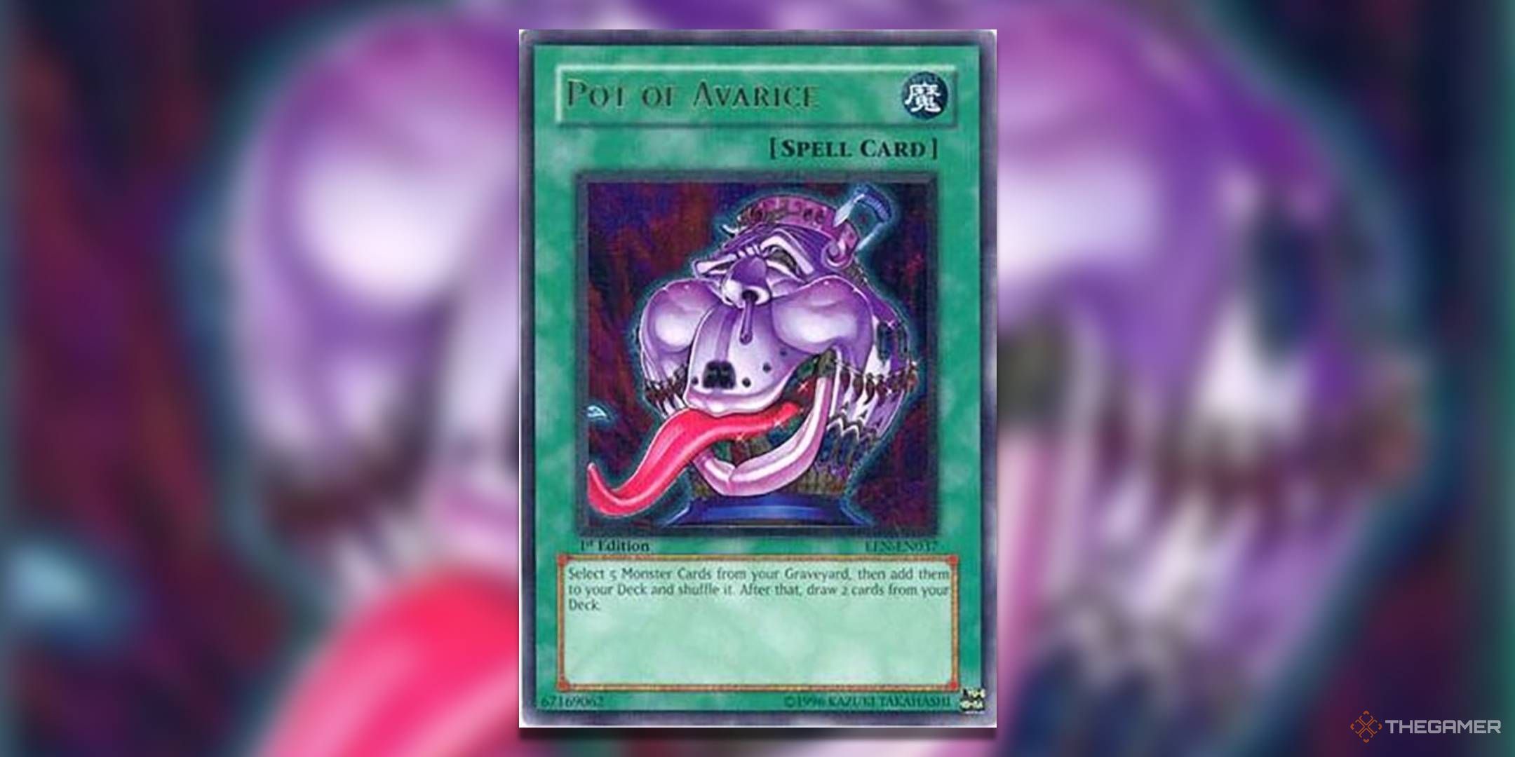 Pot of Avarice Ultimate Rare Yu-Gi-Oh! TCG Card Art.