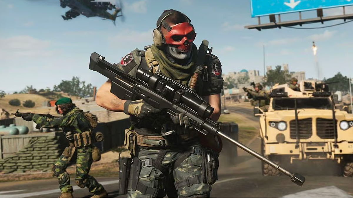 Warzone player using an Assault Rifle