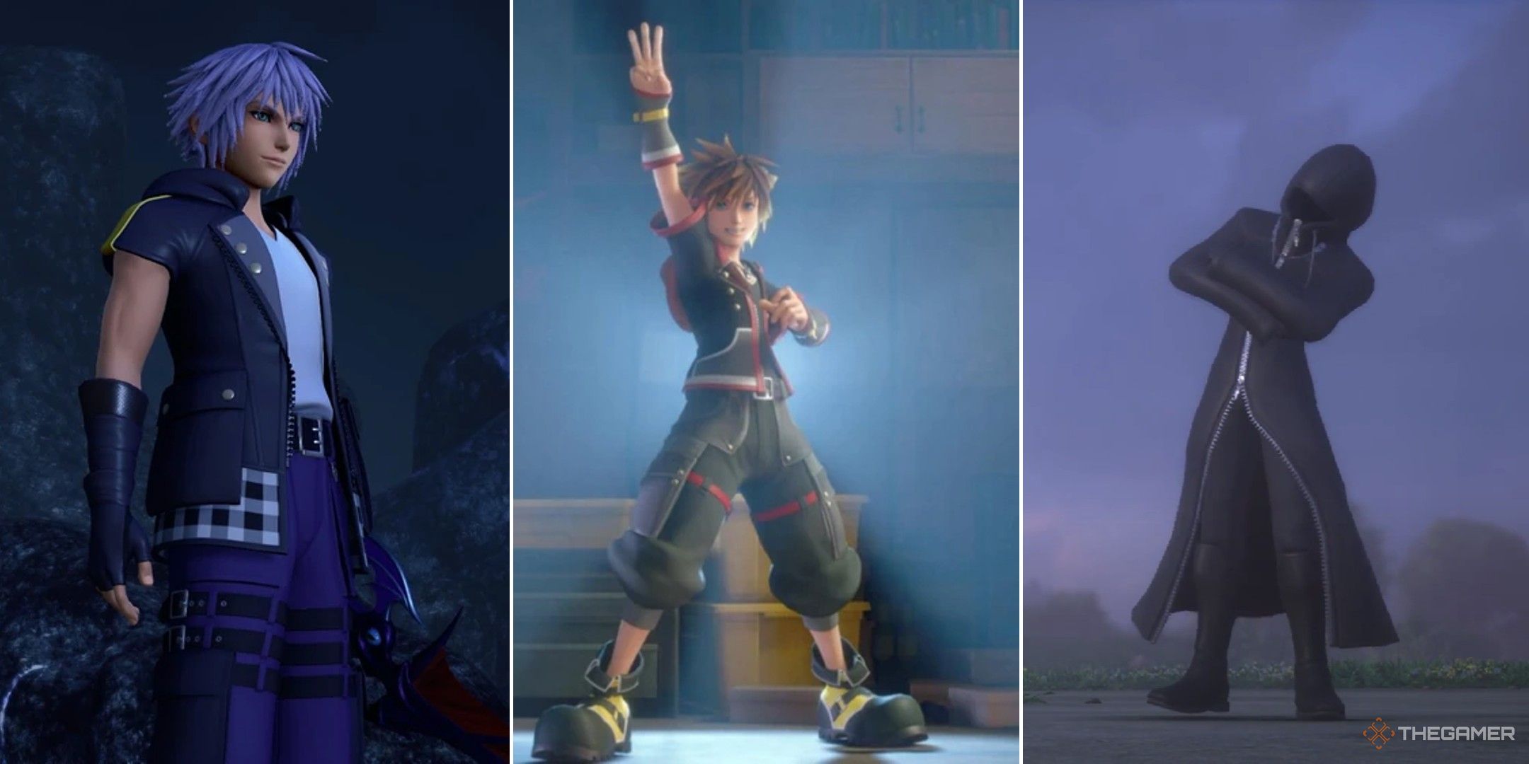 kingdom hearts 3 image showing riku, sora and the master of masters