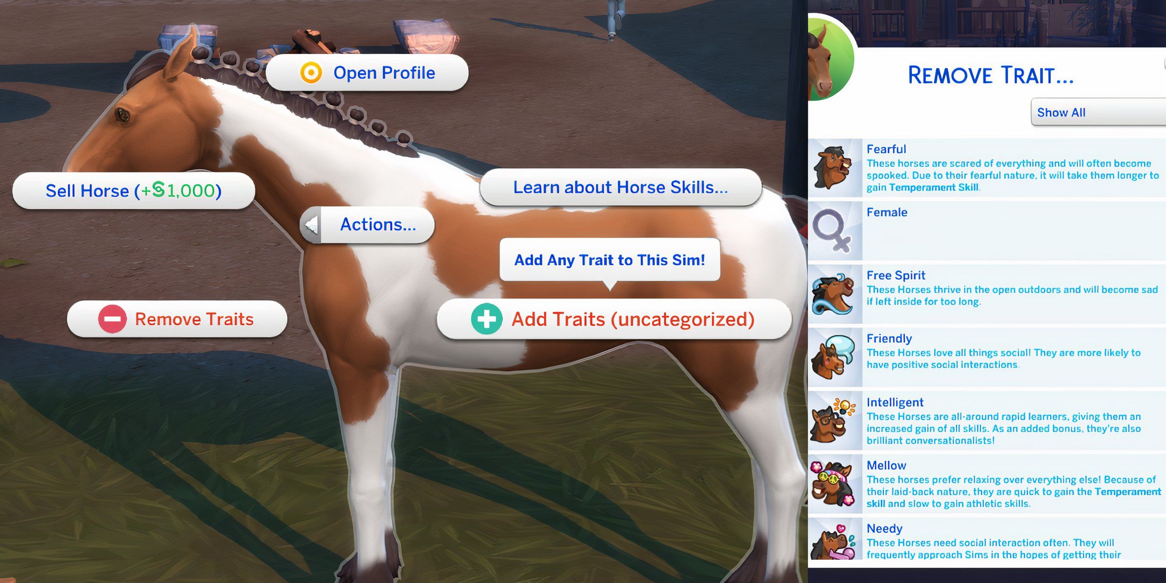 More CAS Traits (For Sims, Horses, & Pets!)