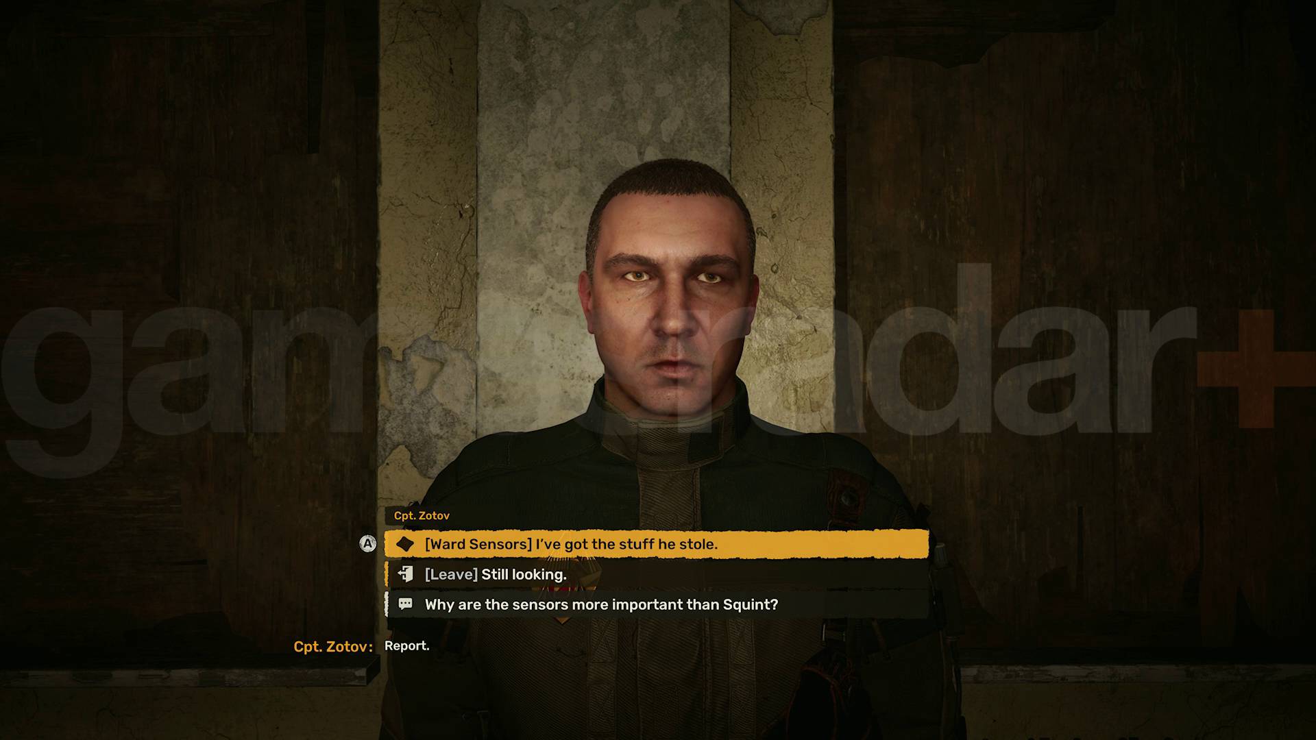 Should you give the Sensors to Richter or Zotov in STALKER 2