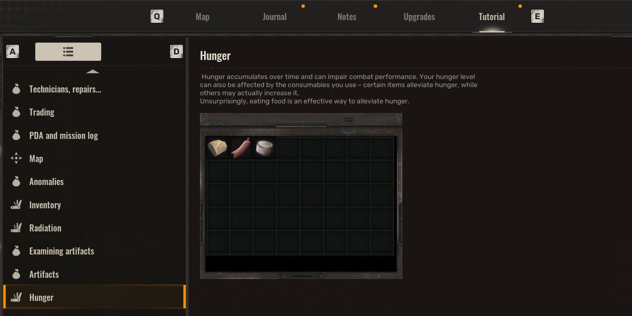 Hunger in Stalker 2